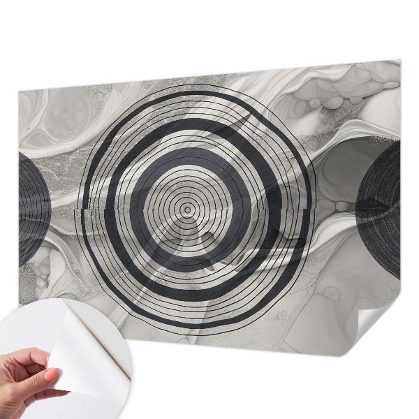 3D fototapetas su grąžo rato motyvu