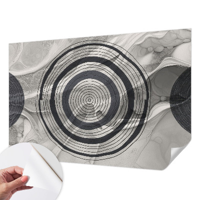 3D fototapetas su grąžo rato motyvu