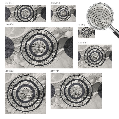 3D fototapetas su grąžo rato motyvu