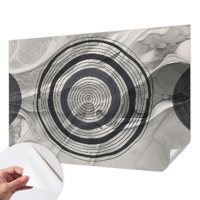 3D fototapetas su grąžo rato motyvu