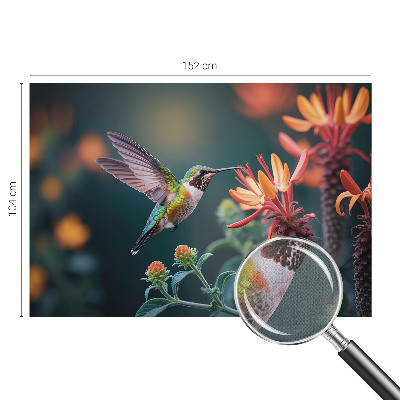 3D fototapetas sienoms su kolibriu