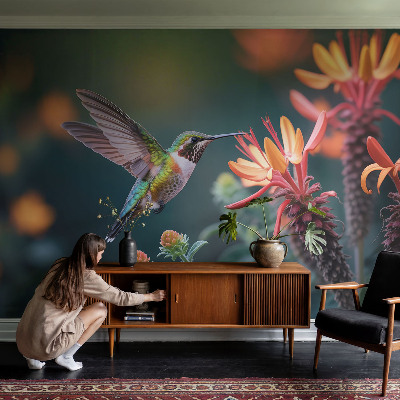 3D fototapetas sienoms Kolibris