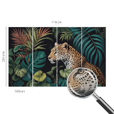 Fototapetas vaikams su egzotiniu leopardo motyvu