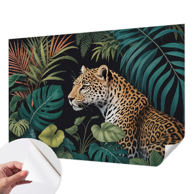 Fototapetas vaikams su egzotiniu leopardo motyvu