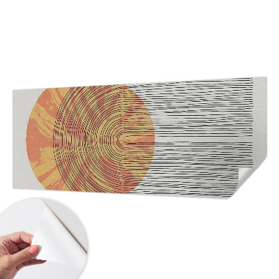 Tapetai Apskritimas su linijomis