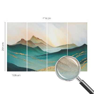 3D fototapetas su Fredeligto kraštovaizdžio motyvu