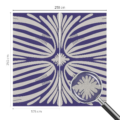 Savaime lipnus fototapetas Blomstersymetri