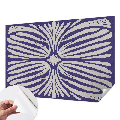 Savaime lipnus fototapetas Blomstersymetri