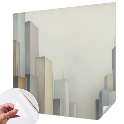 Fototapetai su miesto dangoraižių motyvu