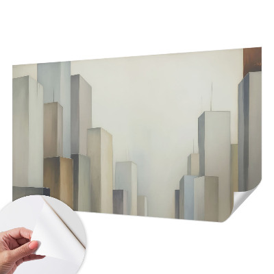 Fototapetai su miesto dangoraižių motyvu