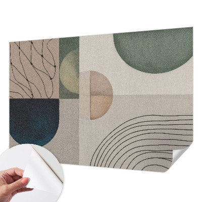 Fototapetas vaiko kambariui su geometriniu raštu