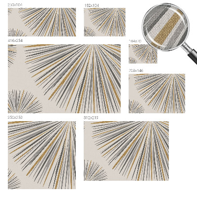 Savaime lipnus fototapetas Geometriniai viktorinos