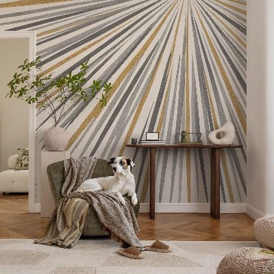 Savaime lipnus fototapetas su geometriniu viktorinų motyvu