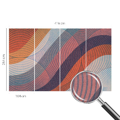 3D fototapetas sienoms Spalvingi bulgarai