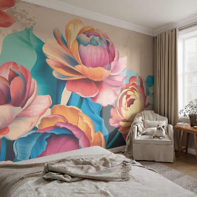 3D fototapetas su motyvu „Blomsterharmoni“