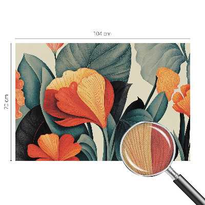 3D fototapetas sienoms su spalvingu žiedo motyvu
