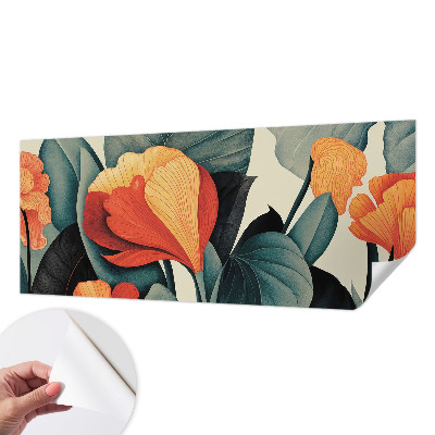 3D fototapetas sienoms su spalvingu žiedo motyvu