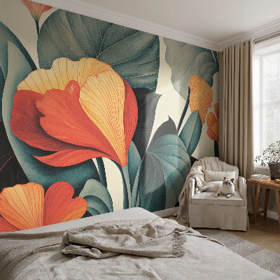 3D fototapetas sienoms Spalvingas žiedas