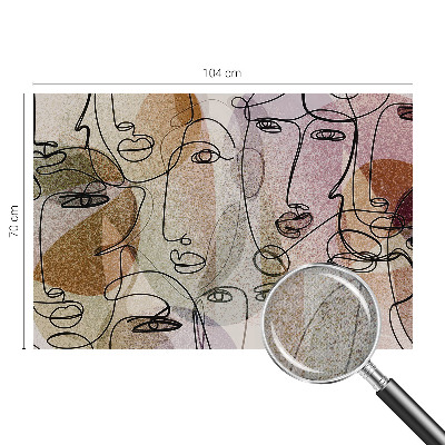 Savaime lipnus fototapetas Linijinis flanšas