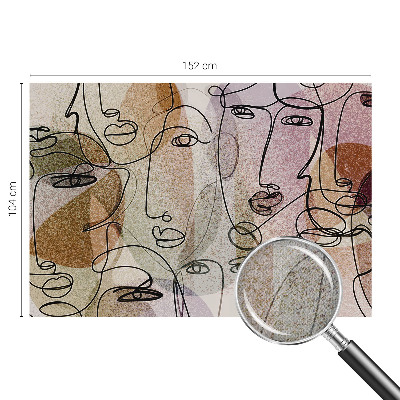 Savaime lipnus fototapetas Linijinis flanšas