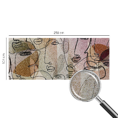 Savaime lipnus fototapetas Linijinis flanšas