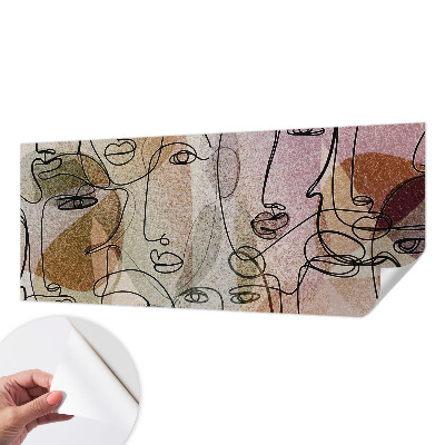 Savaime lipnus fototapetas Linijinis flanšas