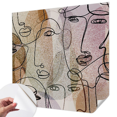 Savaime lipnus fototapetas Linijinis flanšas