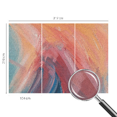 Savaime lipnus fototapetas Spalvingi sprogimai