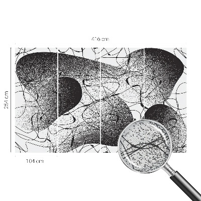 3D fototapetas sienoms Abstraktus monstras