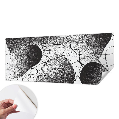 3D fototapetas sienoms su abstrakčiu monstrų motyvu