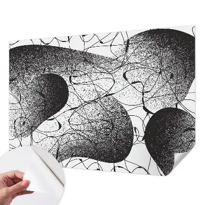 3D fototapetas sienoms su abstrakčiu monstrų motyvu