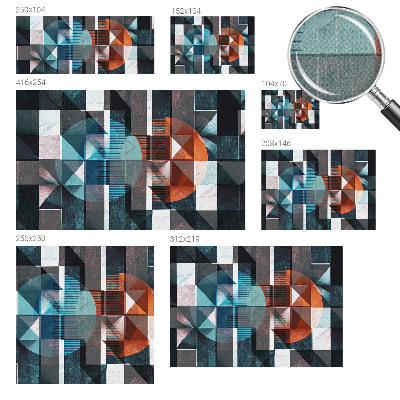 Fototapetai su abstrakčiu formų motyvu