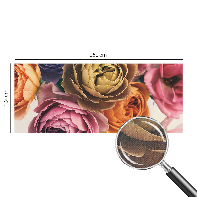 Fototapetai su spalvingu rožių motyvu