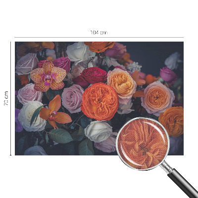 Savaime lipnus fototapetas Spalvingas puokštė