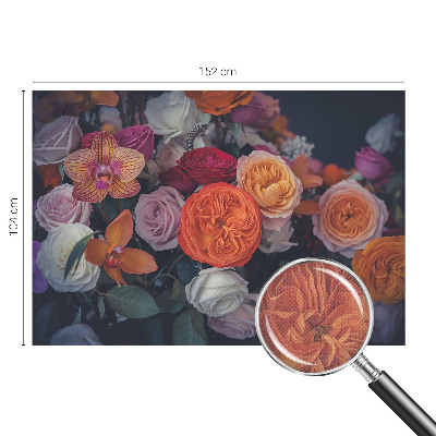 Savaime lipnus fototapetas Spalvingas puokštė