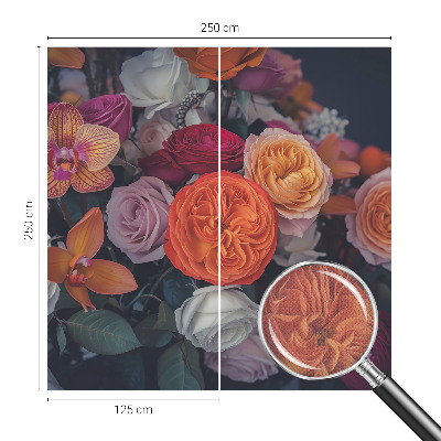 Savaime lipnus fototapetas Spalvingas puokštė