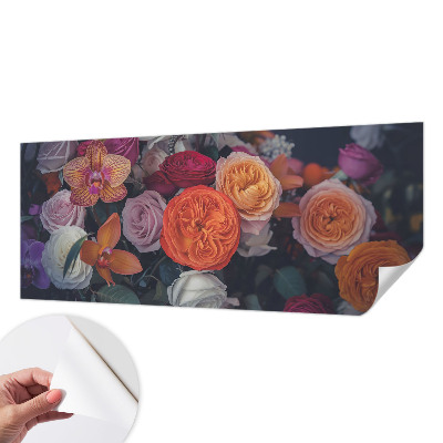 Savaime lipnus fototapetas Spalvingas puokštė