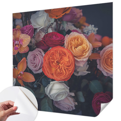 Savaime lipnus fototapetas Spalvingas puokštė