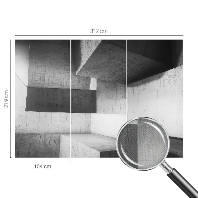 Fototapetas vaikams su geometriniu skulptoriaus motyvu