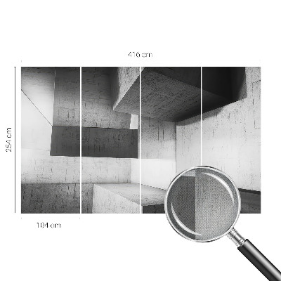 Fototapetas vaikams su geometriniu skulptoriaus motyvu
