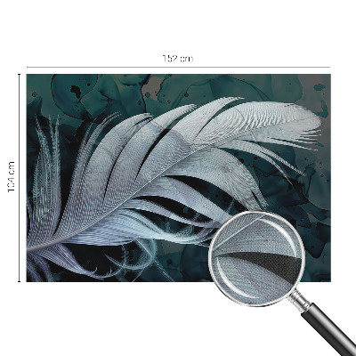 Savaime lipnus fototapetas Æterisk fjer