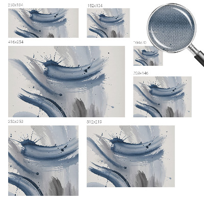 3D fototapetas sienoms su meniniais potėpiais