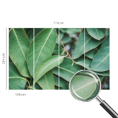 3D fototapetas su žaliu peilio motyvu