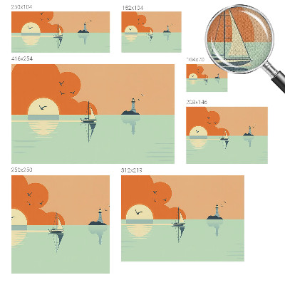 3D fototapetas Havglæde