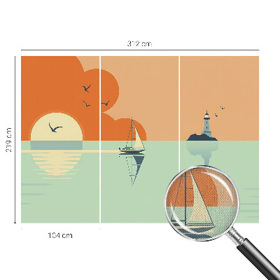 3D fototapetas Havglæde