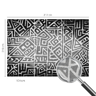 Fototapetas vaiko kambariui su geometriniu labirintu