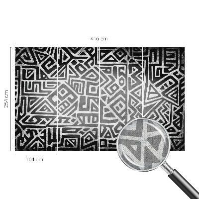 Fototapetas vaiko kambariui su geometriniu labirintu
