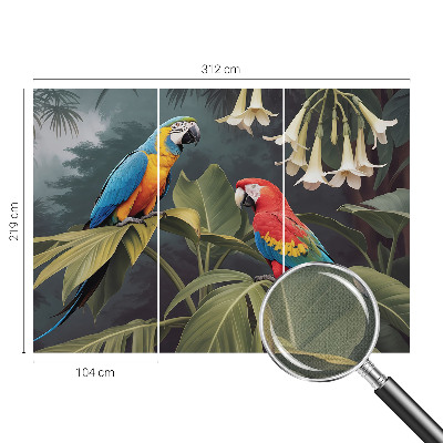 3D fototapetas sienoms Spalvingi popieriaus lapai