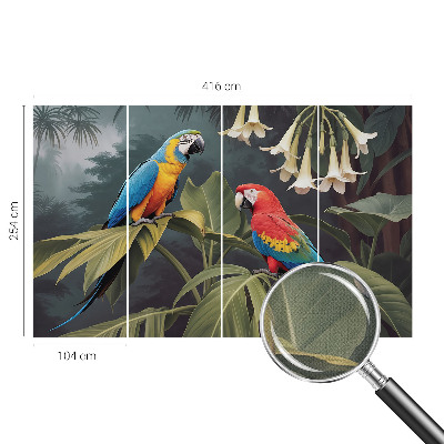 3D fototapetas sienoms Spalvingi popieriaus lapai