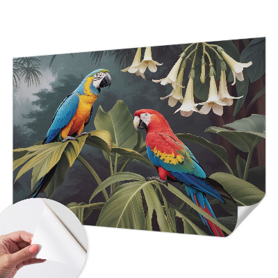 3D fototapetas sienoms Spalvingi popieriaus lapai